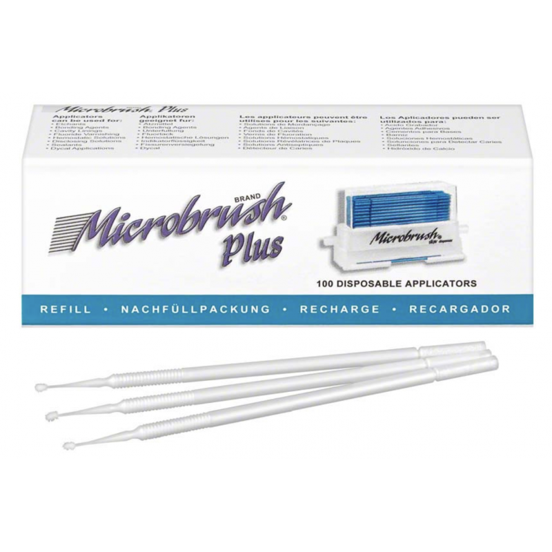 Microbrush Blanc HS10 - Blanc, Superfin Ø 1,0 mm