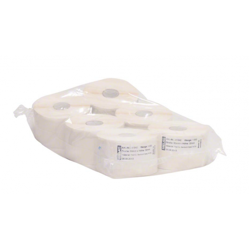 Melaprint 60 Rouleaux etiquettes de rechange ME 41942 melag