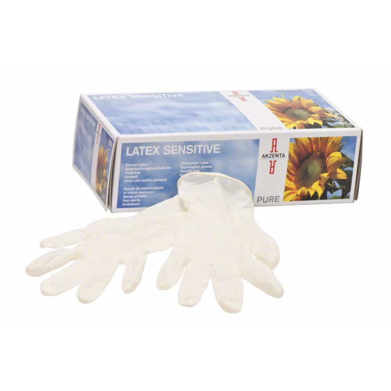 Gants latex Criterion Henry Schein grip sans poudre XS