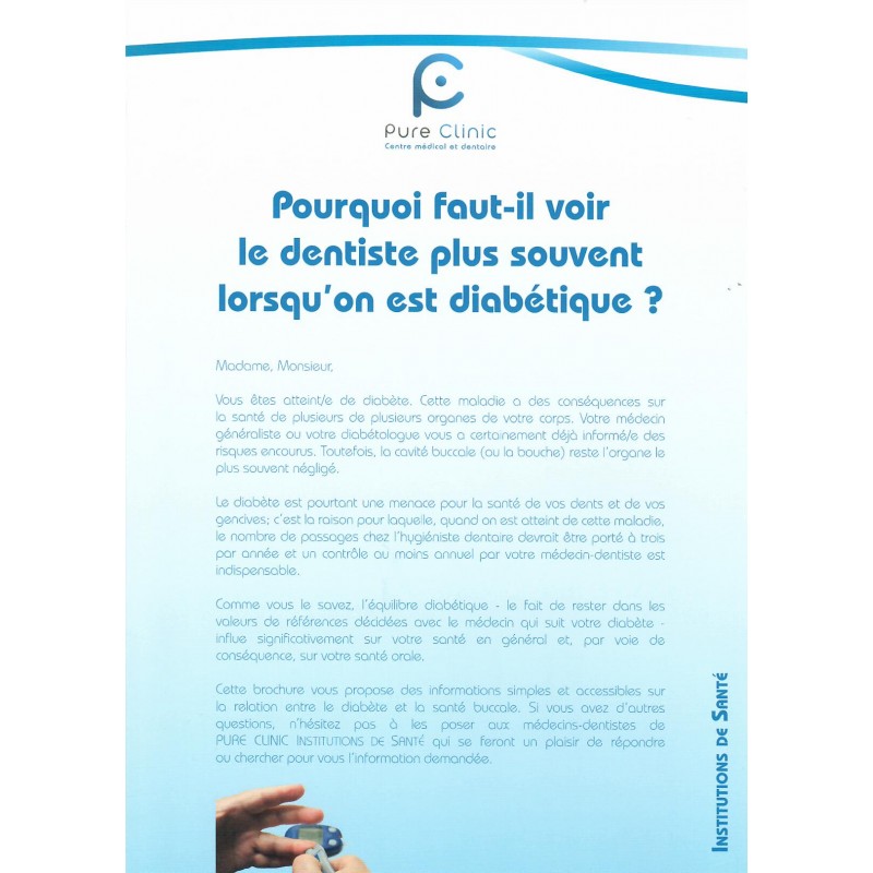 Pourquoi faut-il voir le dentiste plus souvent lorsqu'on est diabétique ?