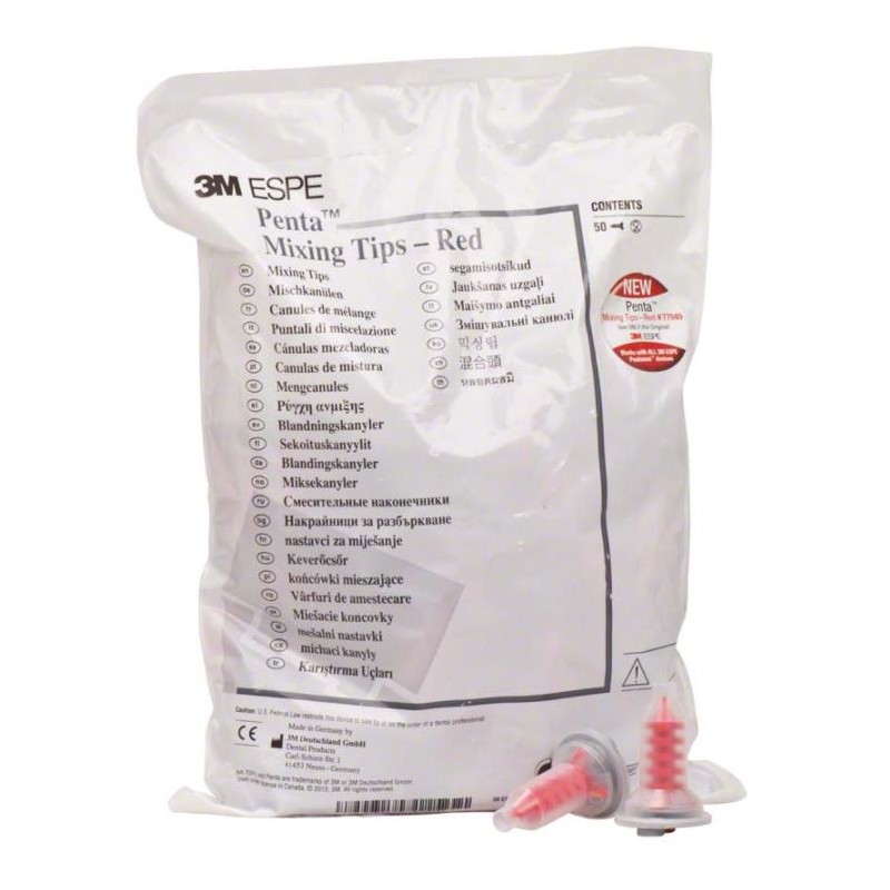 3M ESPE - Canules de mélange (rouge) 77949