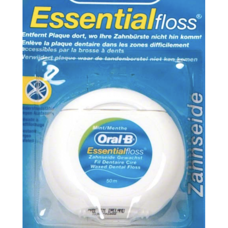 Fil dentaire - Essential floss menthe cire 2805