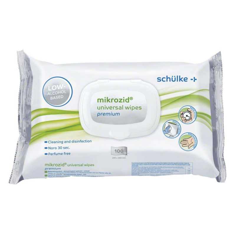 Lingettes Mikrozid Universal Wipes Premium - Low Alcool