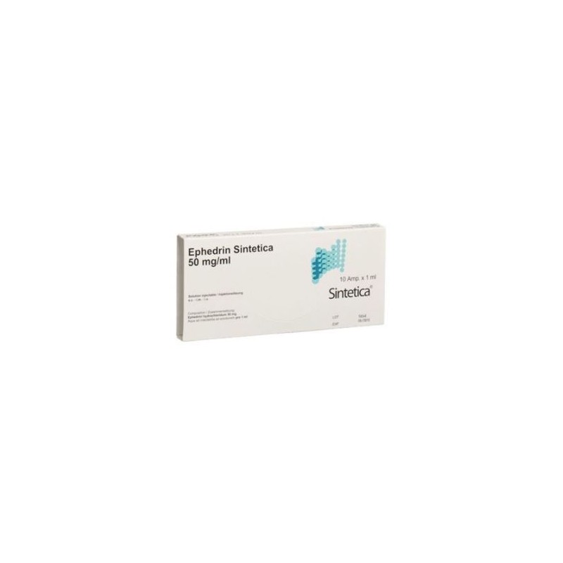 Ephedrin Sintetica sol inj 50 mg