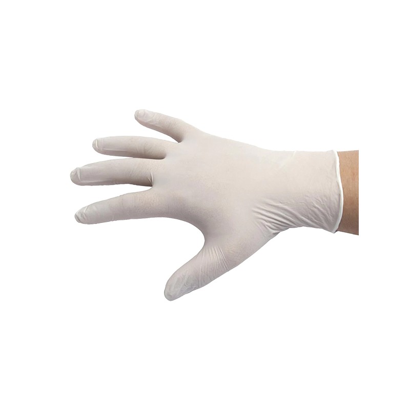 Gants Nitrile sans Poudre HENRY SCHEIN Blanc XL